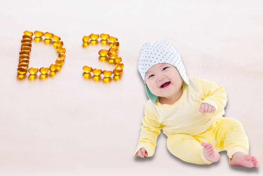 Vitamin D3 giúp xương và răng của bé chắc khỏe
