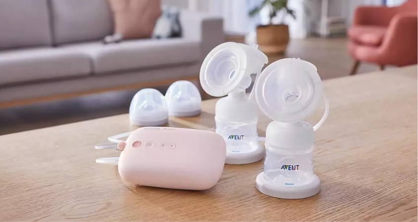 Máy hút sữa điện đôi Philips Avent Eureka SCF393.11