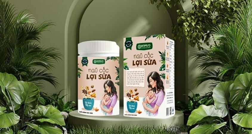 Ngũ cốc lợi sữa Anpaso hũ 500g (dành cho mẹ sau sinh và cho con bú)