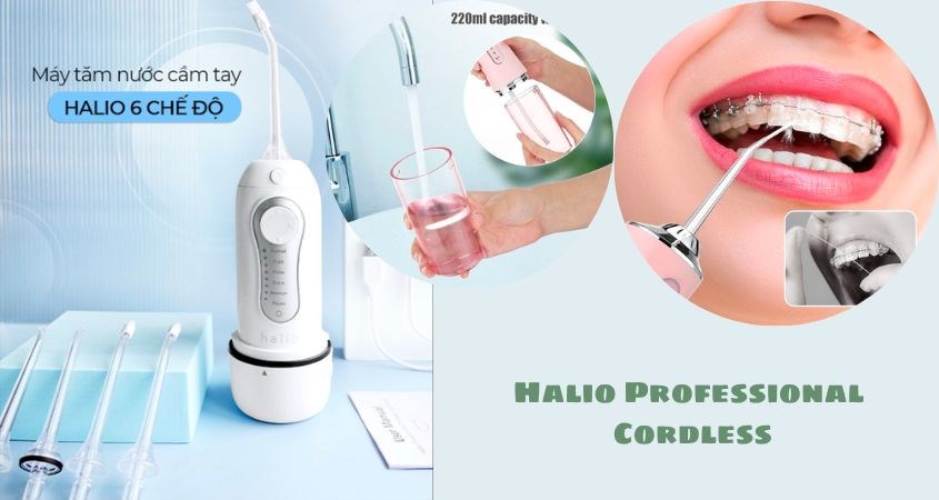 Máy tăm nước Halio Professional Cordless 