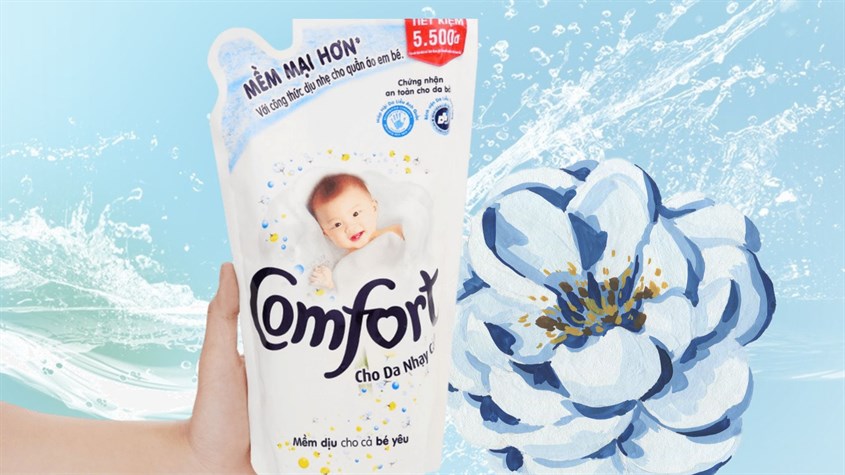 Nước xả vải Comfort cho da nhạy cảm