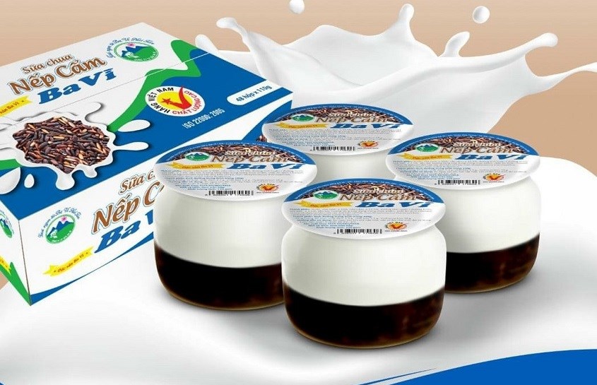 Sữa chua nếp cẩm Ba Vì