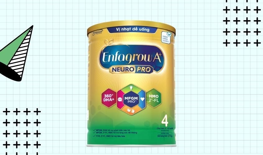 Sữa bột Enfagrow A+ Neuropro số 4 vị nhạt dễ uống 1.7 kg (2 - 6 tuổi)