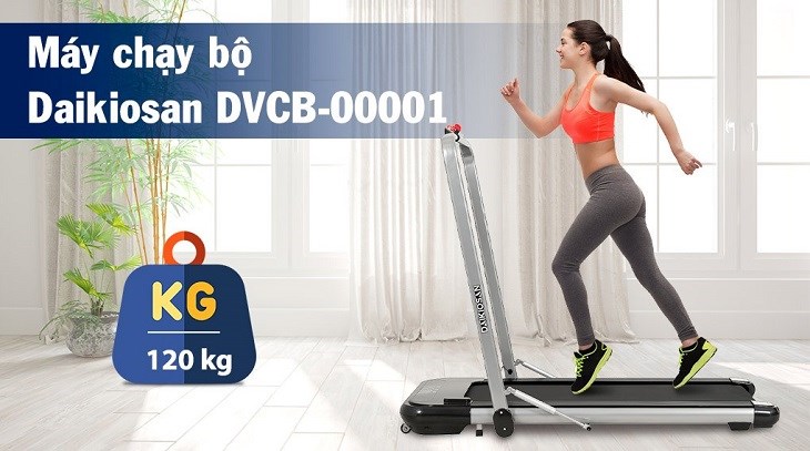 Máy chạy bộ Daikiosan DVCB-00001 là máy chạy bộ đơn năng đến từ thương hiệu Daikiosan nổi tiếng