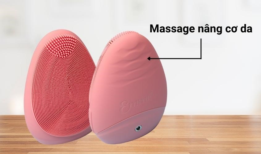 Massage nâng cơ sau khi rửa mặt cùng máy Emmie