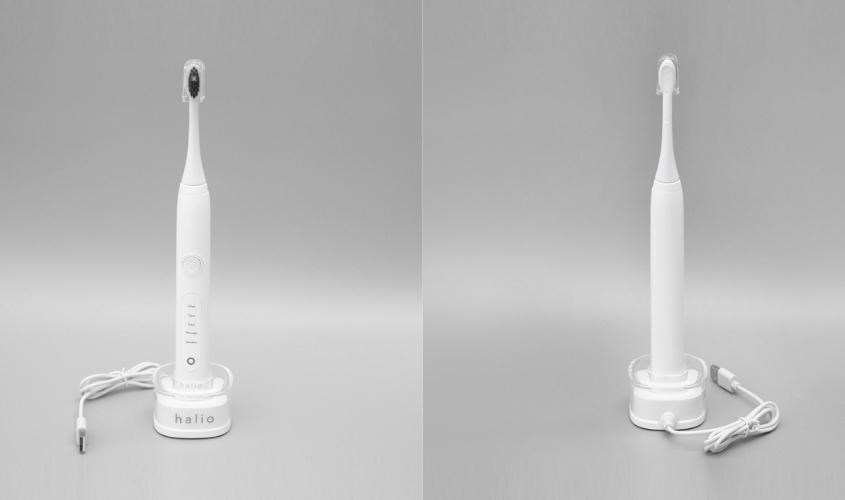 Bàn chải điện Halio Sonic Whitening Pro White (Tặng kèm 1 đầu chải)