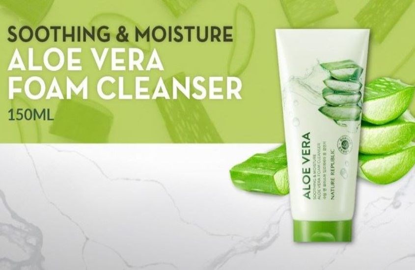 Sữa rửa mặt chiết xuất Lô Hội Nature Republic Soothing & Moisture 150 ml