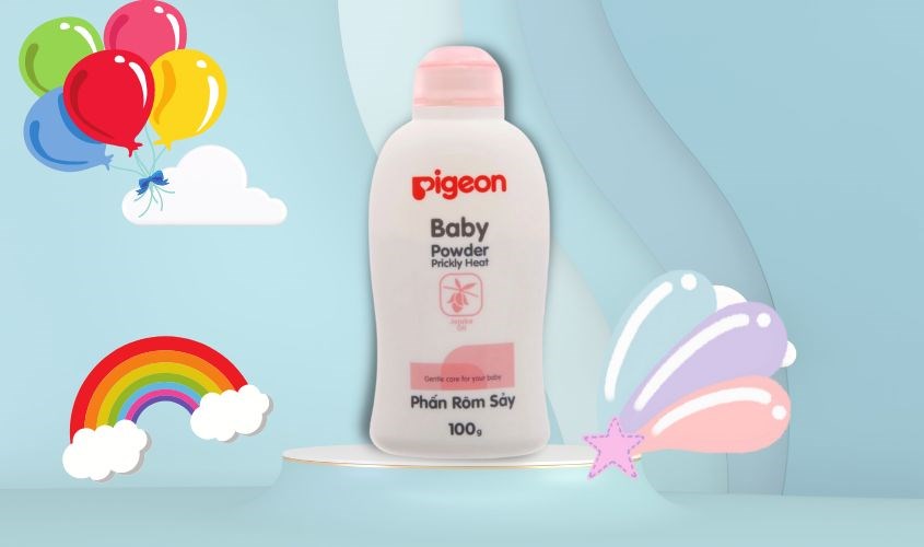 Phấn rôm cho bé Pigeon Prickly Heat 100g