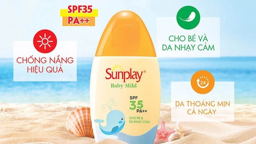 Sữa Chống Nắng Cho Bé Và Da Nhạy Cảm Sunplay Baby Mild 