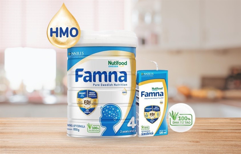Các dòng sữa Famna
