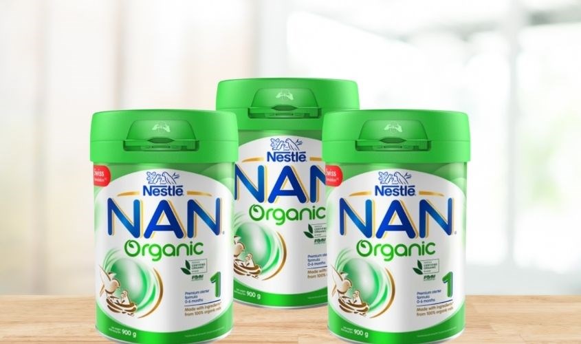 Sữa bột NAN Organic số 1 900g ( 0 - 6 tháng)