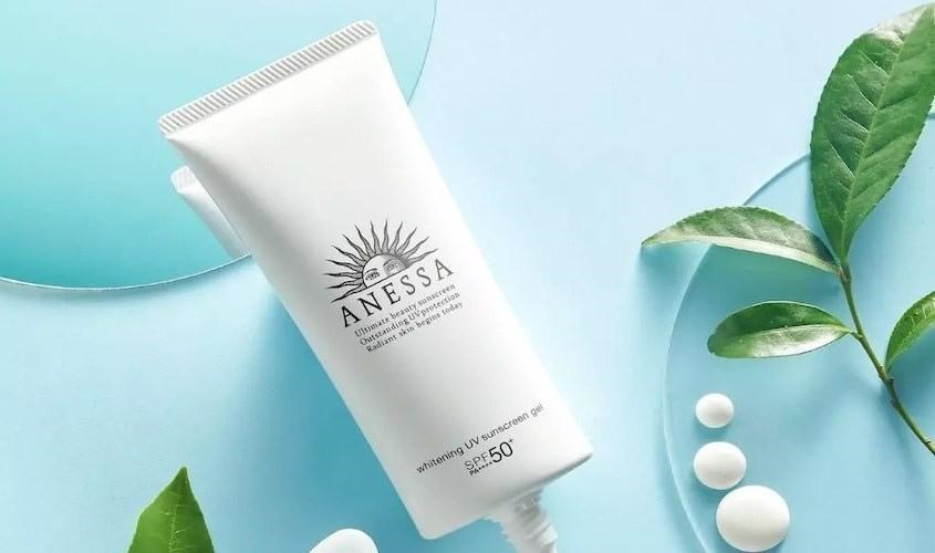 Kem chống nắng dưỡng trắng Anessa Whitening UV Sunscreen Gel 90g