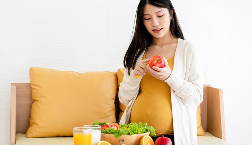 Lịch khám thai 3 tháng cuối sẽ được bác sĩ tư vấn chế độ ăn