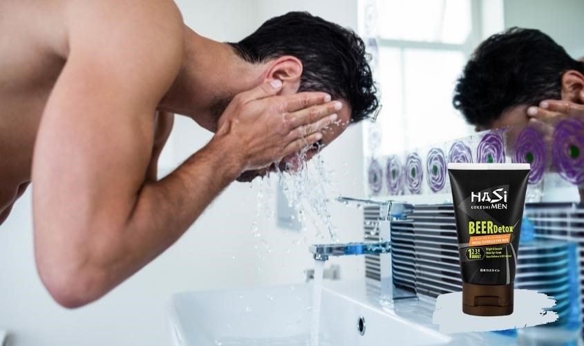 Kem rửa mặt thải độc và làm sạch sâu Hasi Detox For Men 100g