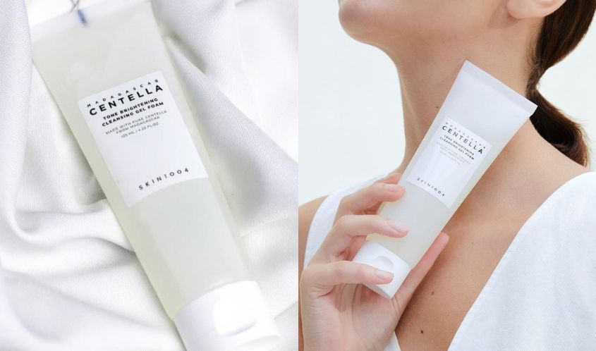 Sữa rửa mặt chiết xuất rau má dưỡng sáng da Skin1004 125 ml 