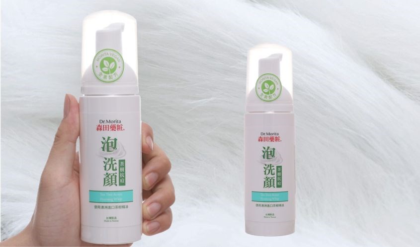 Bọt rửa mặt chiết xuất tràm trà dành cho da dầu nhạy cảm Dr. Morita 145 ml