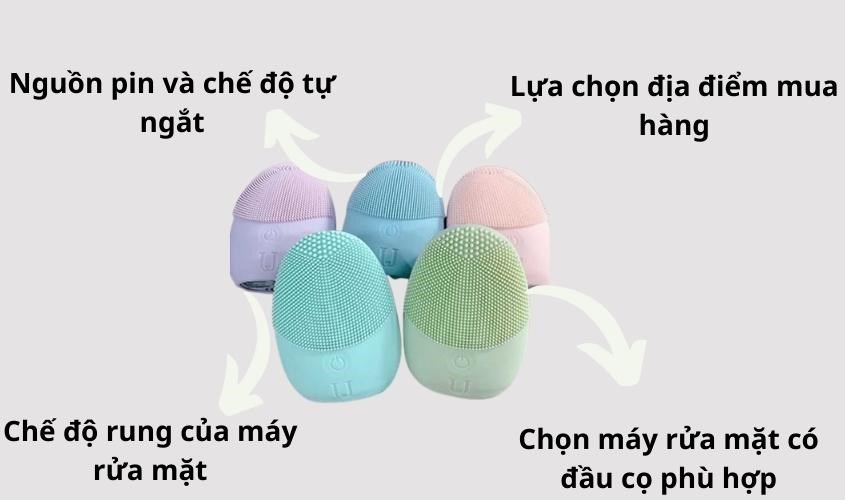 Những lưu ý khi mua máy rửa mặt