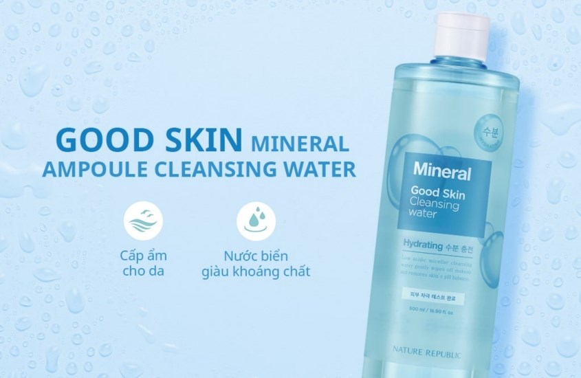 Nước tẩy trang dưỡng ẩm cho da Nature Republic Good Skin