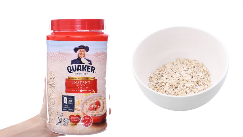 Yến mạch Quaker ăn liền bổ sung nhiều dưỡng chất