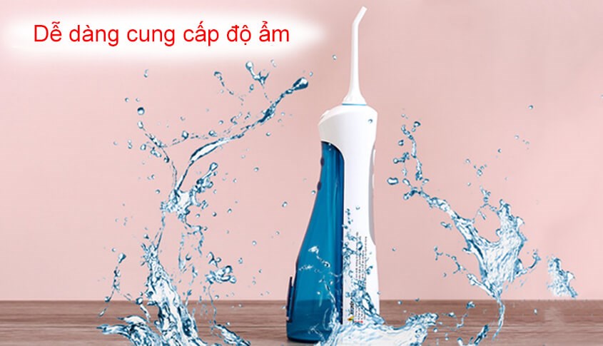 Máy tăm nước cầm tay Rio DCIR2 bổ sung độ ẩm và làm sạch răng miệng