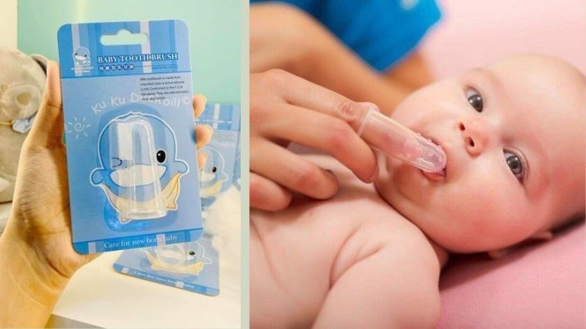 Rơ lưỡi cho bé KuKu KU5313 silicone mềm (từ 6 tháng)