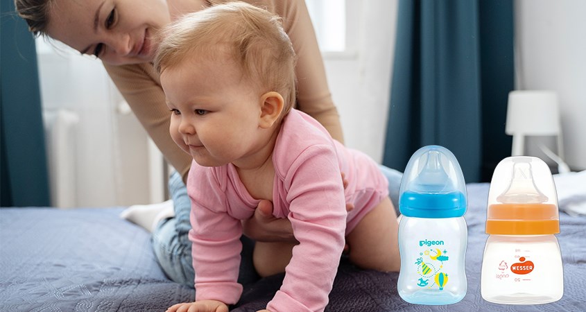 So sánh bình sữa Pigeon và Wesser