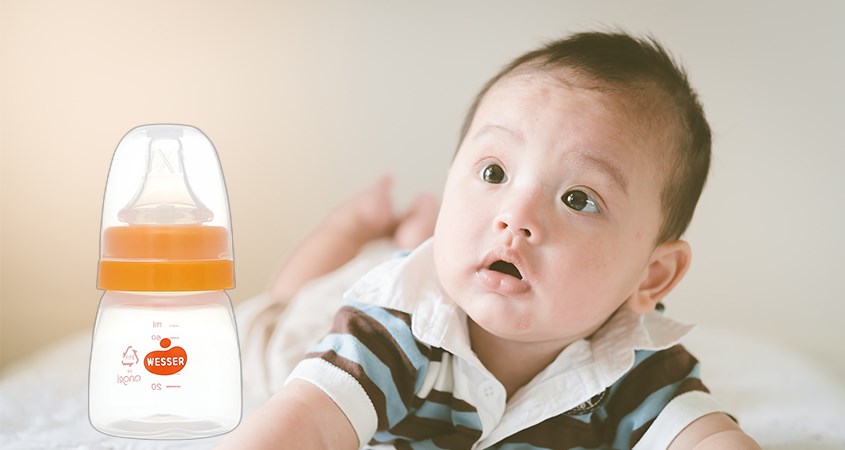 Bình sữa nhựa PP Wesser 60 ml