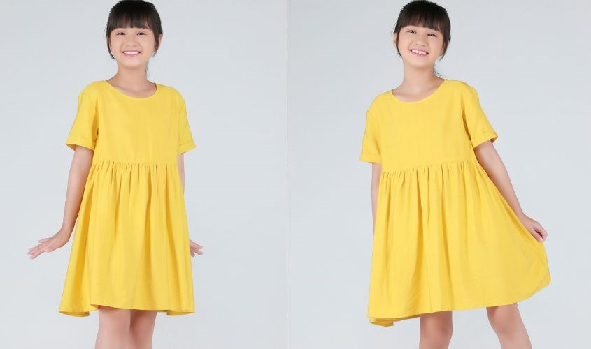 Cô gái Sin một chiếc váy mùa hè quần áo váy mỏng gió Trung Quốc cũ con gió  của chiếc váy đẹp ít bé gái cổ váy trẻ em Tang váy. |