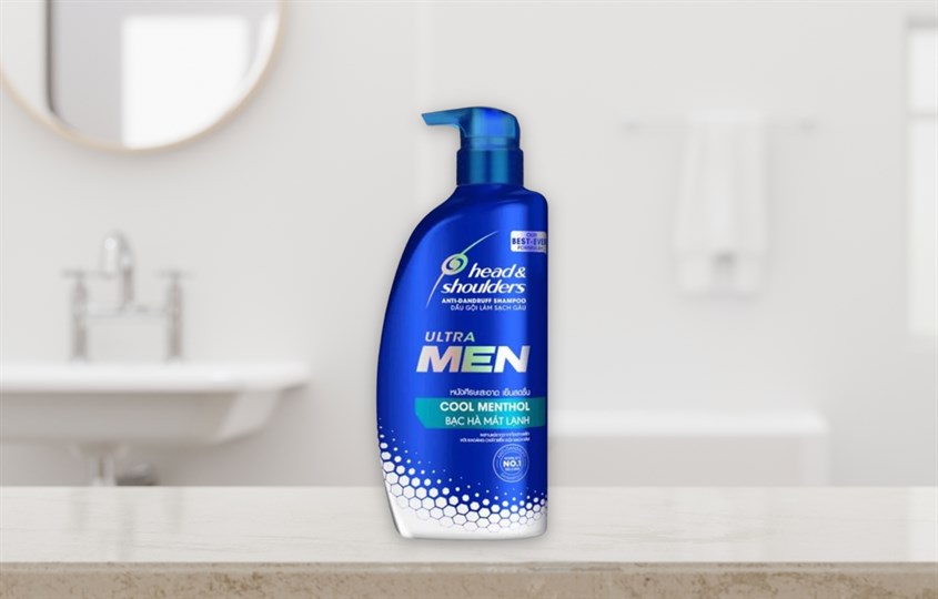 Dầu gội nam Head & Shoulders sạch gàu bạc hà mát lạnh 650 ml
