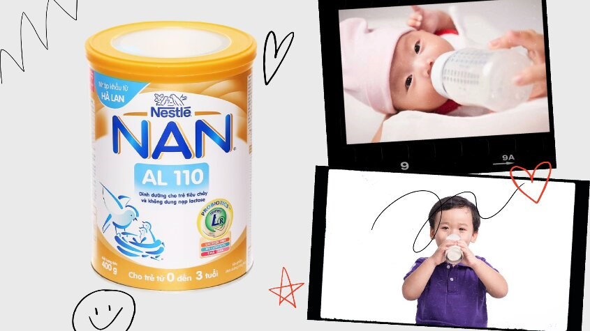 Đối tượng sử dụng sữa NAN AL 110