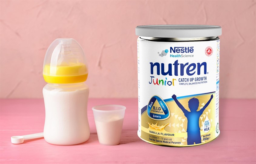 Tỷ lệ, liều lượng pha sữa Nutren Junior