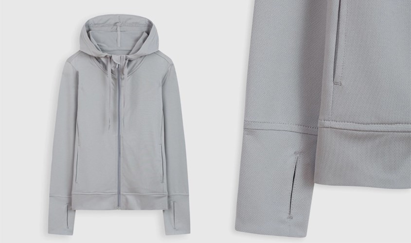 Áo khoác chống nắng bé trai Canifa 2OT21S001-SA046 màu xám 