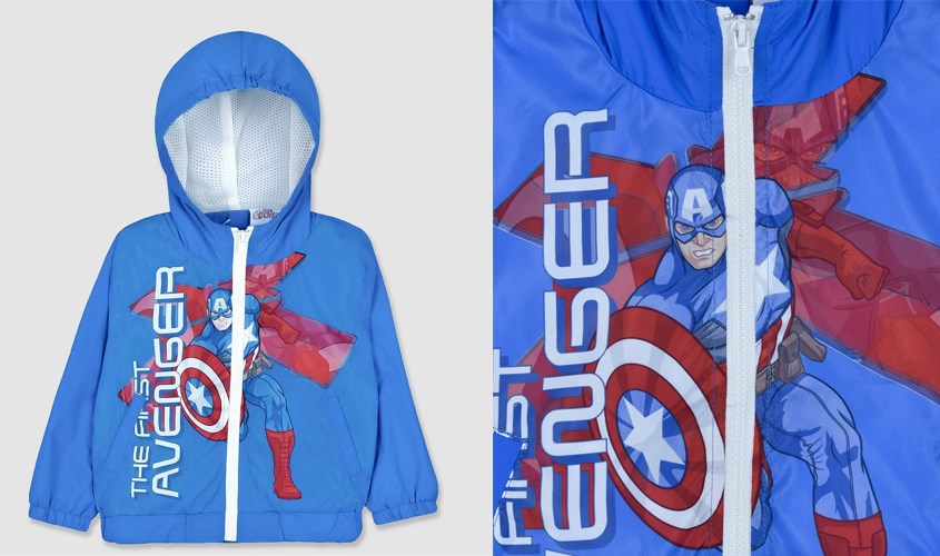 Áo khoác bé trai Rabity màu xanh