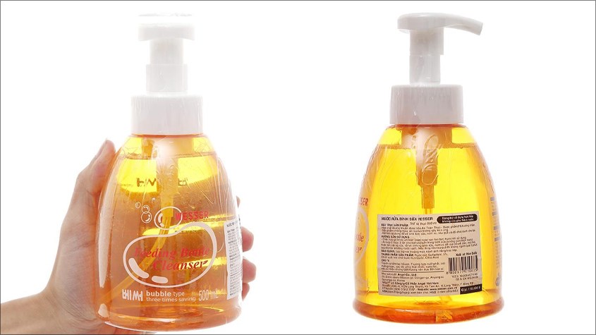 Nước rửa bình sữa Wesser chai 500 ml chứa thành phần tự nhiên và an toàn