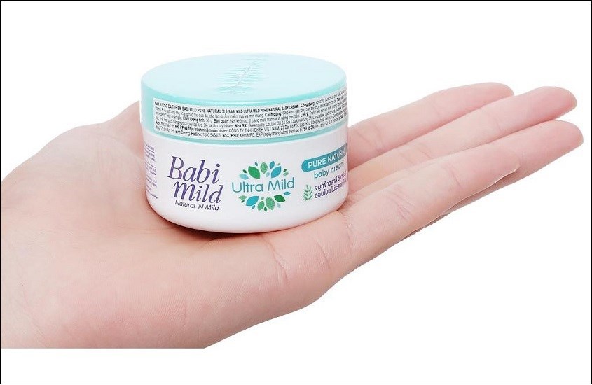 Kem dưỡng da cho bé Babi Mild Pure Natural