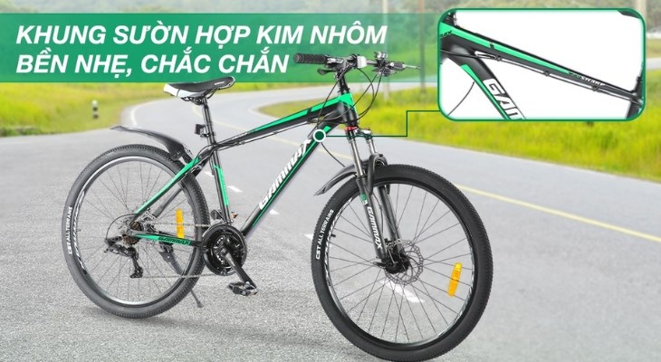 Xe đạp địa hình MTB Gammax 26-Fengjun-2.0-24S 2020 26 inch Size M có khung sườn được làm từ hợp kim nhôm cứng cáp, bền bỉ, chống ăn mòn tốt Xe đạp địa hình MTB Gammax 26-Fengjun-2.0-24S 2020 26 inch Size M có khung sườn được làm từ hợp kim nhôm cứng cáp, bền bỉ, chống ăn mòn tốt