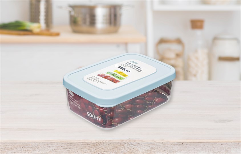 Hộp đựng thực phẩm nhựa Việt Nam 500 ml Inochi HIN.HOCN.0500 - Màu ngẫu nhiên