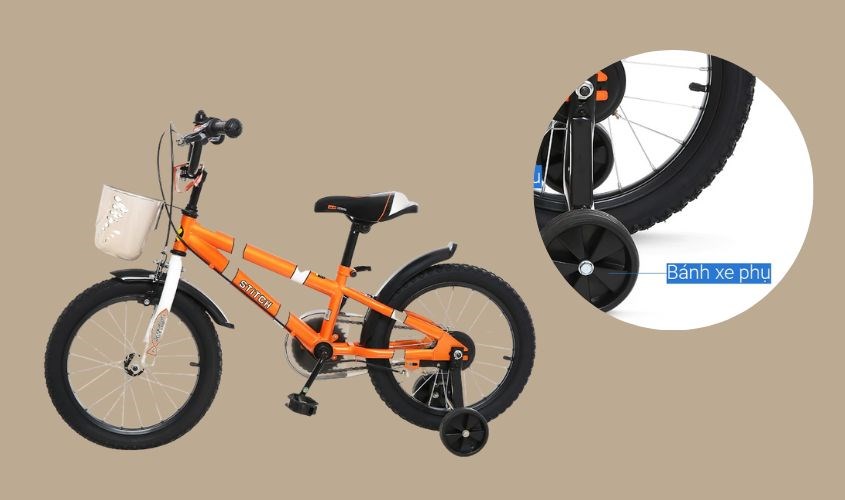 Xe đạp trẻ em Stitch Happy Fish JY907-16 16 inch