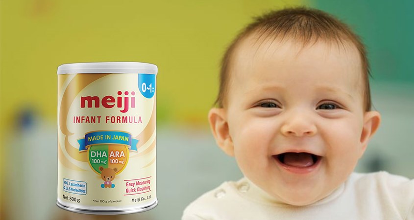 Sữa bột Meiji Infant Formula 800g (0 - 12 tháng)