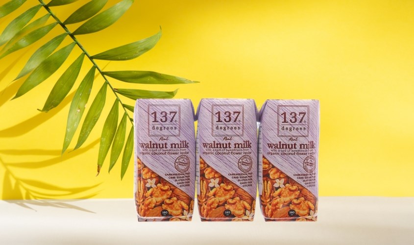 Lốc 3 hộp sữa hạt óc chó truyền thống 137 Degrees 180 ml (từ 1 tuổi)