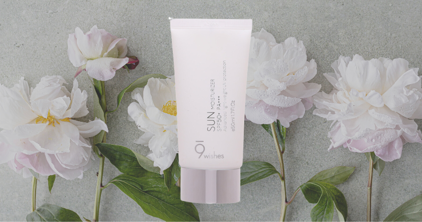 Kem chống nắng chống lão hóa và dưỡng trắng 9 Wishes Sun Moisturizer SPF 50+ PA+++ 50 ml