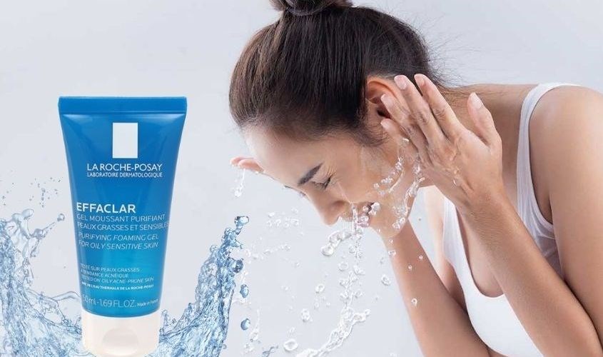 Gel rửa mặt làm dịu và giảm kích ứng dành cho da dầu, mụn La Roche Posay Effaclar 50 ml Gel rửa mặt làm dịu và giảm kích ứng dành cho da dầu, mụn La Roche Posay Effaclar 50 ml