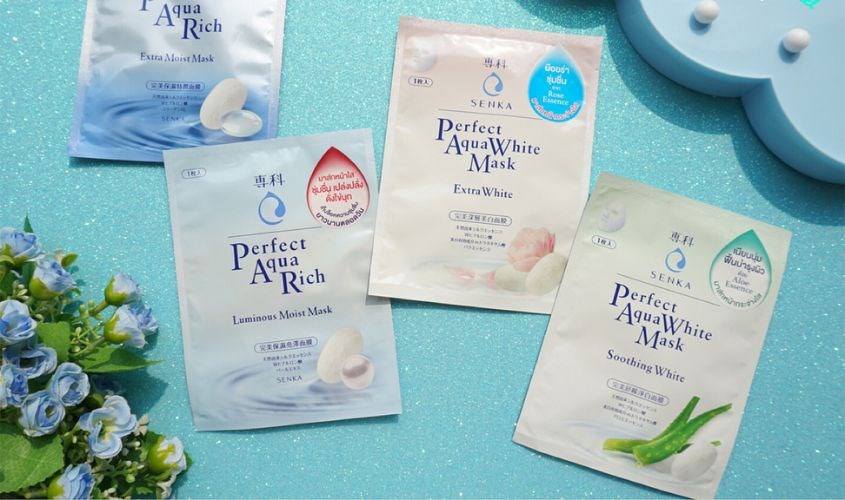 Mặt nạ Senka Perfect Aqua phù hợp với mọi loại da