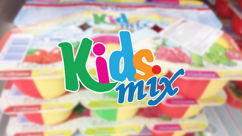 Kids Mix là thương hiệu sữa chua hoa quả của Đức