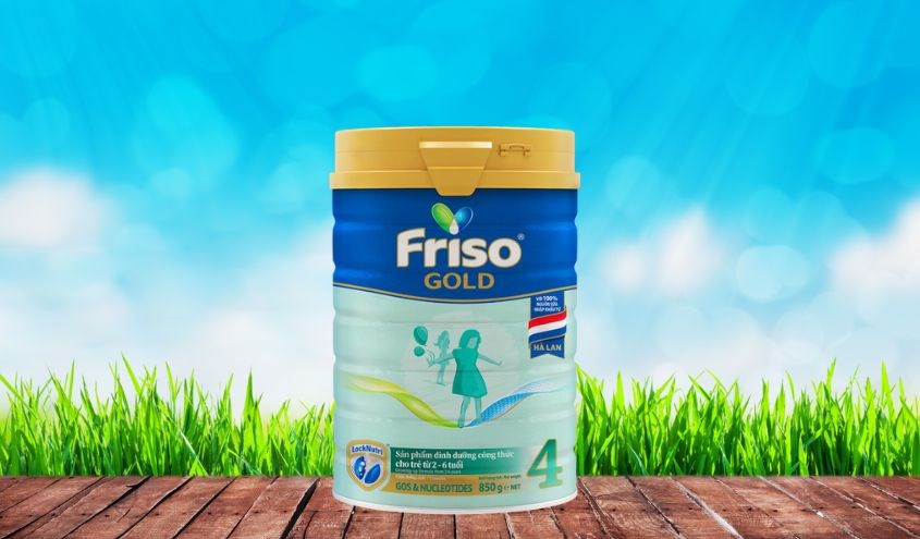 Sữa bột Frisolac Gold số 4 850g (2 - 6 tuổi)