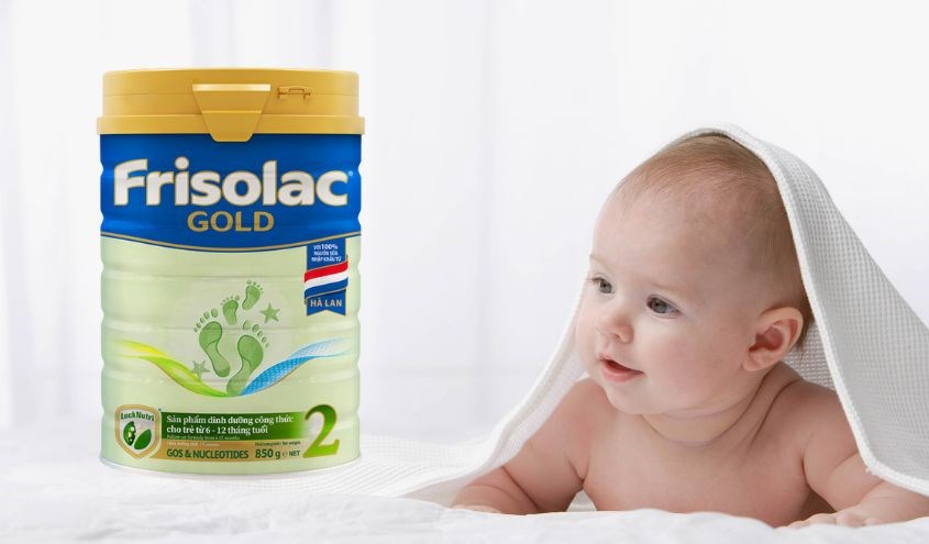 Sữa bột Frisolac Gold số 2 850g (6 - 12 tháng)
