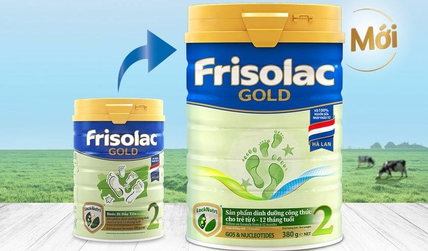 Sữa bột Friso Gold số 2 hương vani 380g (6 - 12 tháng)