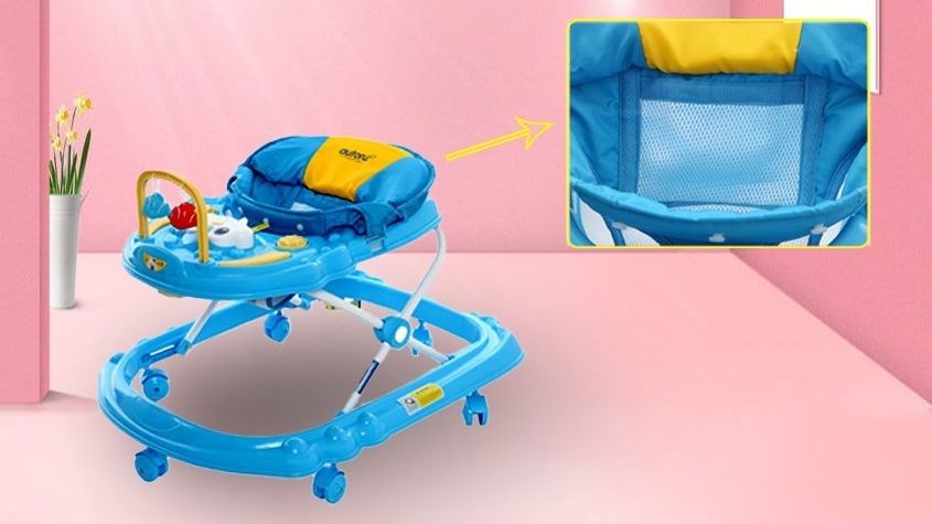 Xe tập đi hình thỏ Autoru - Màu ngẫu nhiên