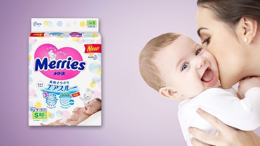 Bỉm Merries - Thương hiệu nổi tiếng đến từ Nhật Bản