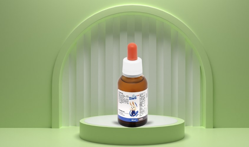 Siro Smartbibi ZinC bổ sung kẽm, vitamin C giúp tăng sức đề kháng 30 ml (từ 0 tháng)